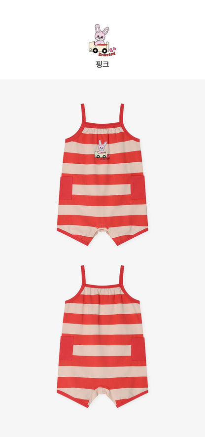[26S] Stripe Jumpsuit