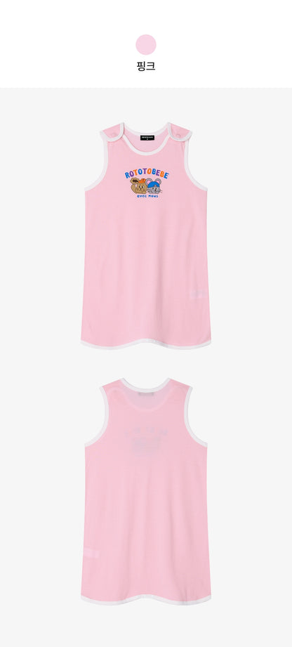 [26S] Mesh Sleepwear Vest