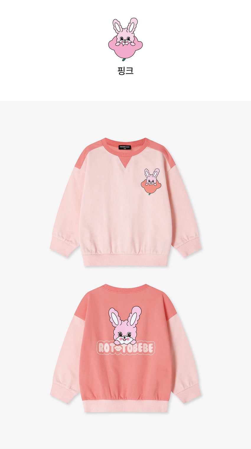 Mini French Terry Color-Block Sweatshirt