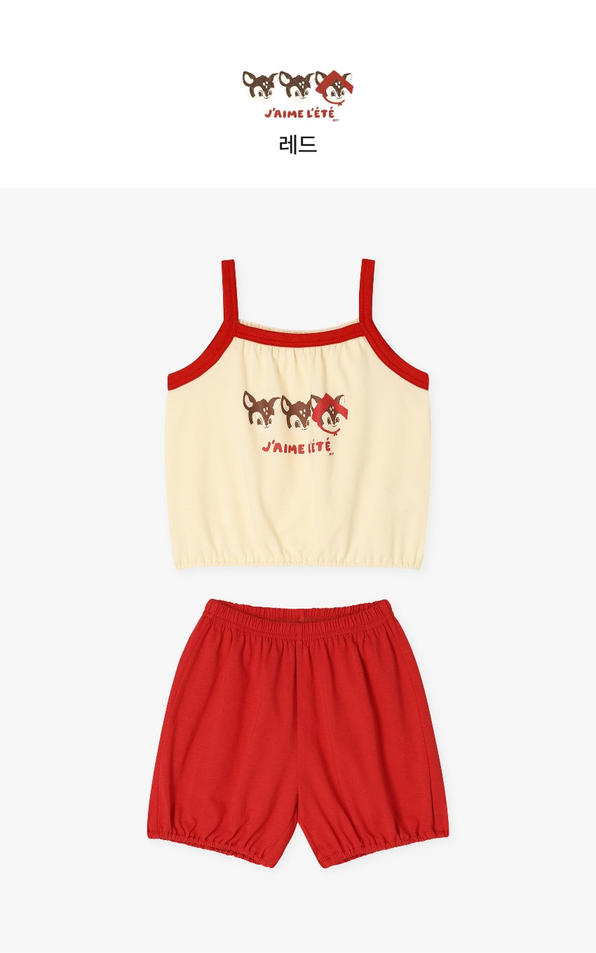 [26S] Cotton Modal Strap Loungewear