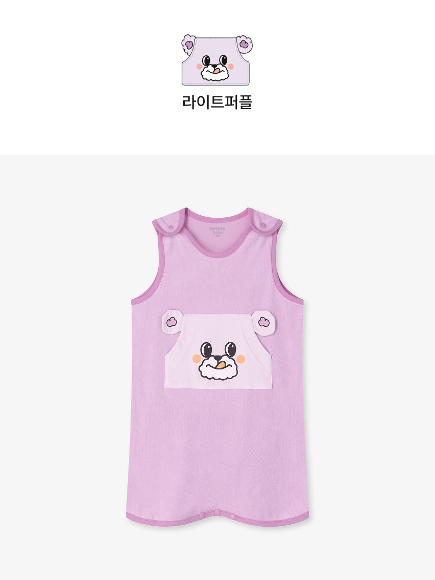 Terry Pocket Sleepwear Vest
