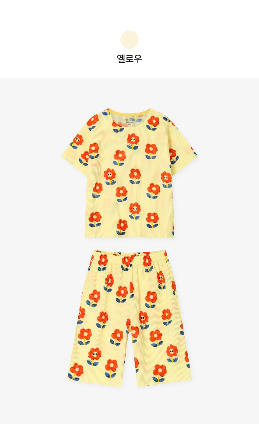 [26S] Crinkle All-Over Loungewear