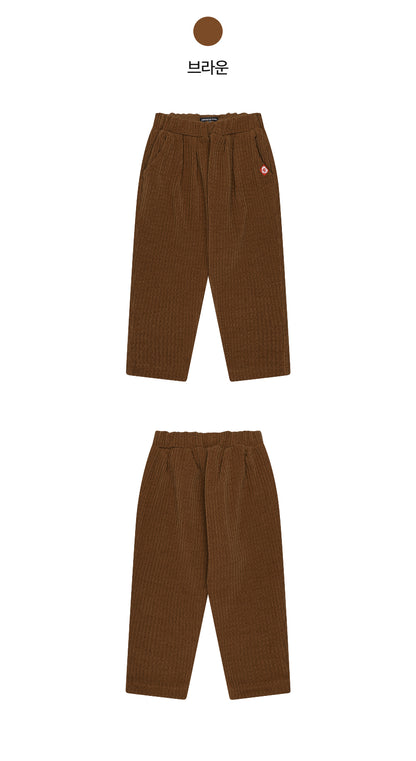 Corduroy Stretch Waist Pants