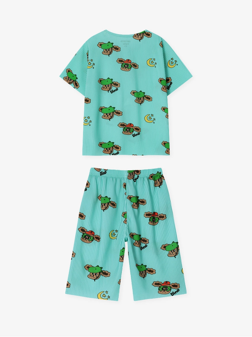[26S] Crinkle All-Over Loungewear