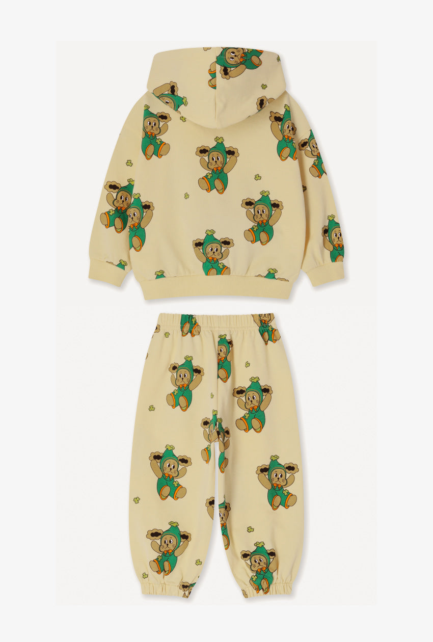 Mini French Terry All-Over Hoodie Set