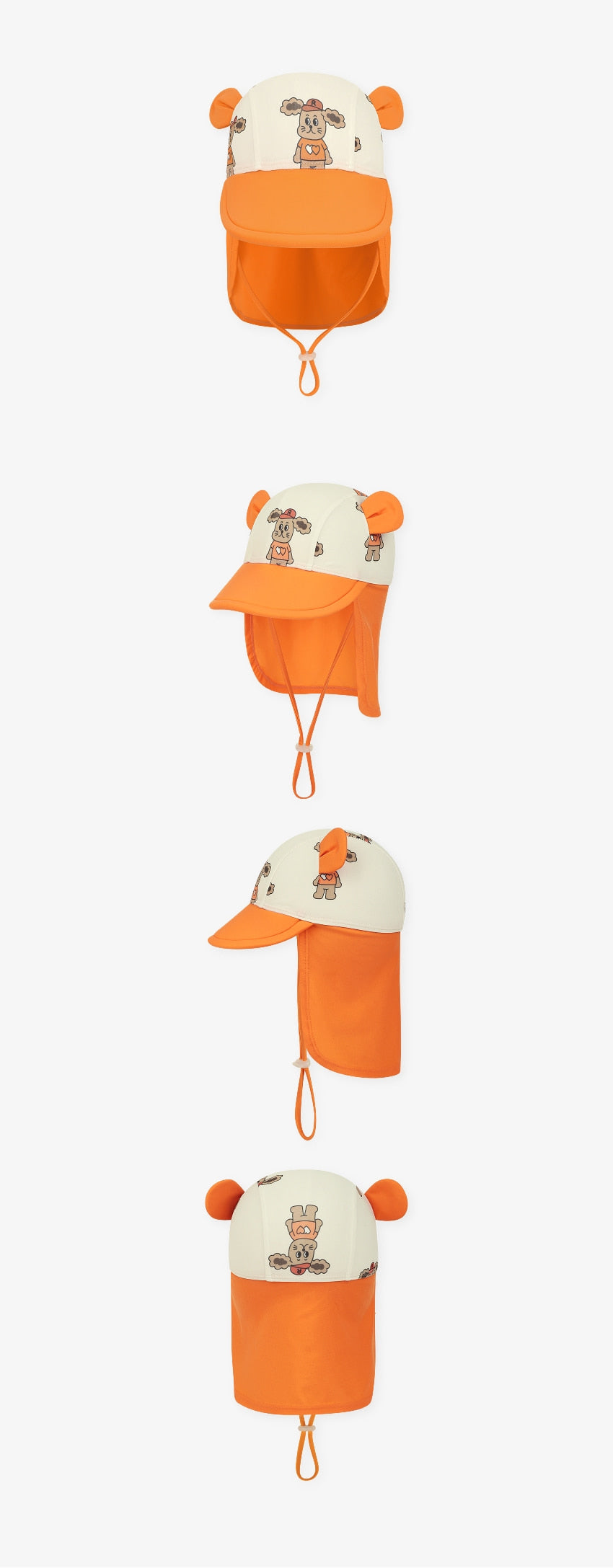 [26S] All-Over Rashguard Hat Set