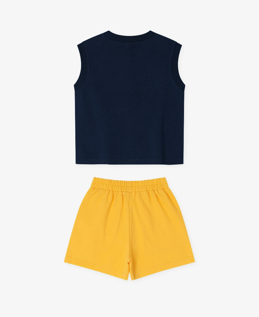 [26S] Mini French Terry Sleeveless Set