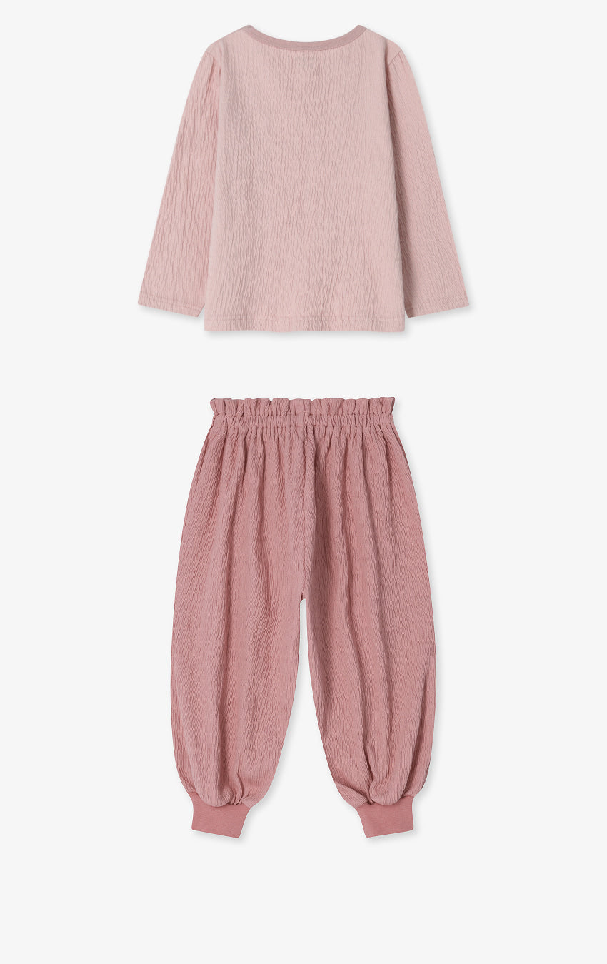 Crepe Color-Point Loungewear