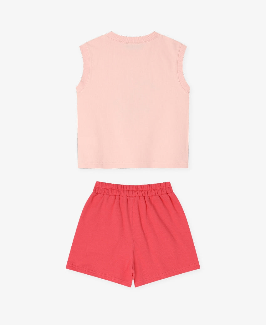 [26S] Mini French Terry Sleeveless Set