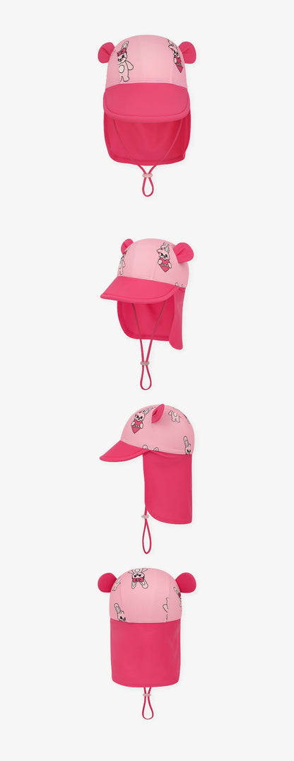 [26S] All-Over Skirt Rashguard Hat Set