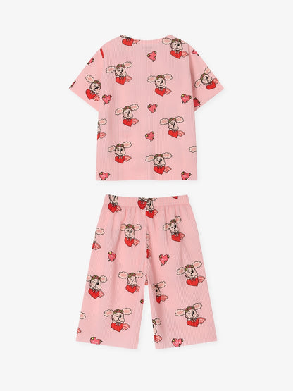 [26S] Crinkle All-Over Loungewear