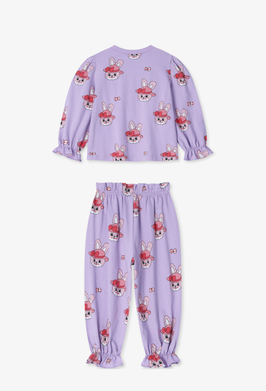 Cotton Modal All-Over Ruffle Loungewear