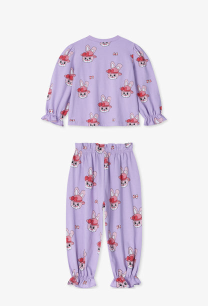 Cotton Modal All-Over Ruffle Loungewear