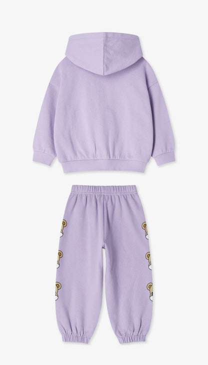 French Terry Point Hoodie Set