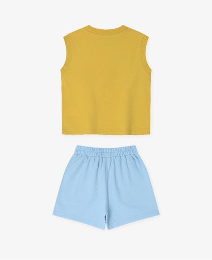 [26S] Mini French Terry Sleeveless Set