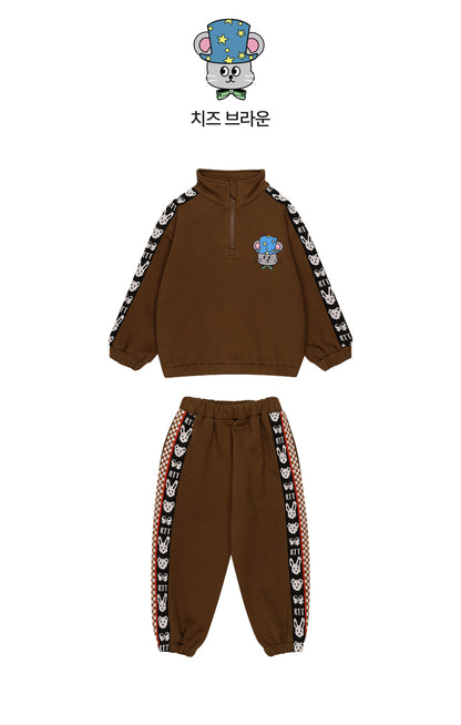 Brushed French Terry Anorak Set