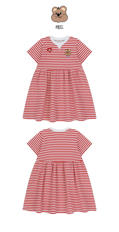 Tropical Stripe Dress