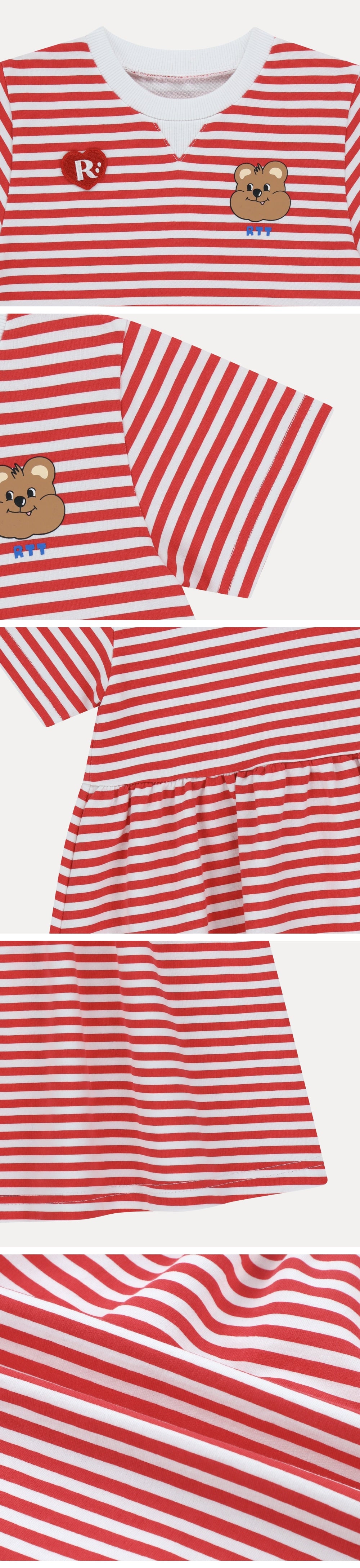 Tropical Stripe Dress
