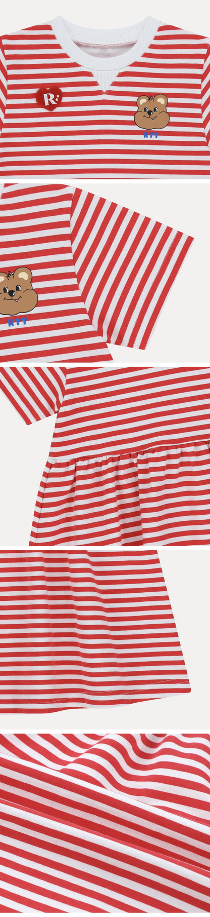 Tropical Stripe Dress
