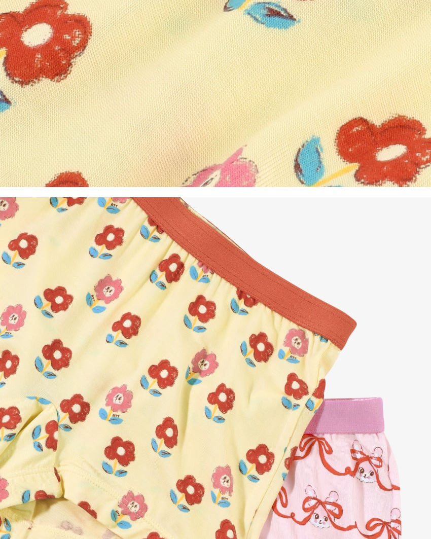 [26S] Girls Boxer Briefs Set (2pcs)