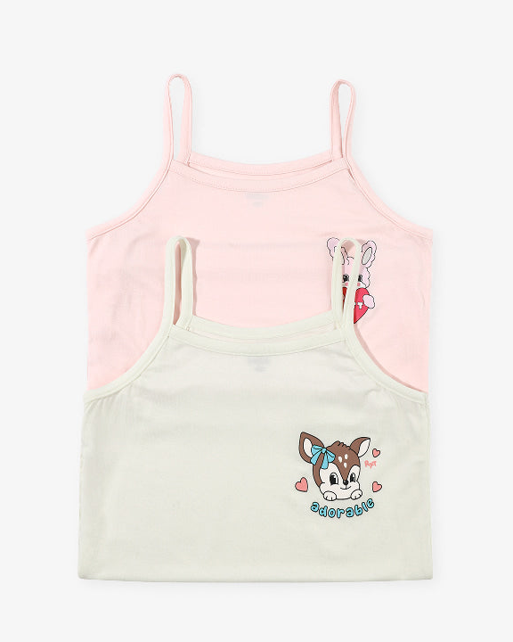 [26S] Girls Modal Sleeveless Cami Set