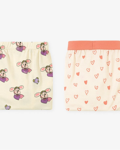 [26S] Girls Boxer Briefs Set (2pcs)