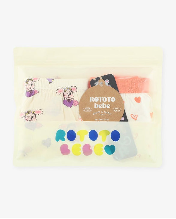 [26S] Girls Boxer Briefs Set (2pcs)