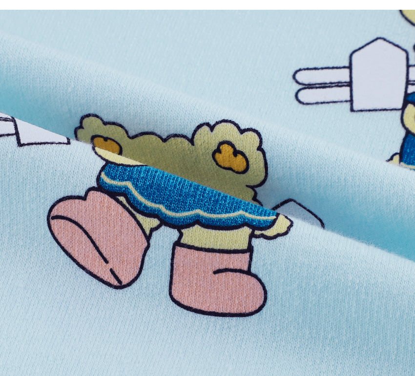 Mini French Terry All-Over Dress