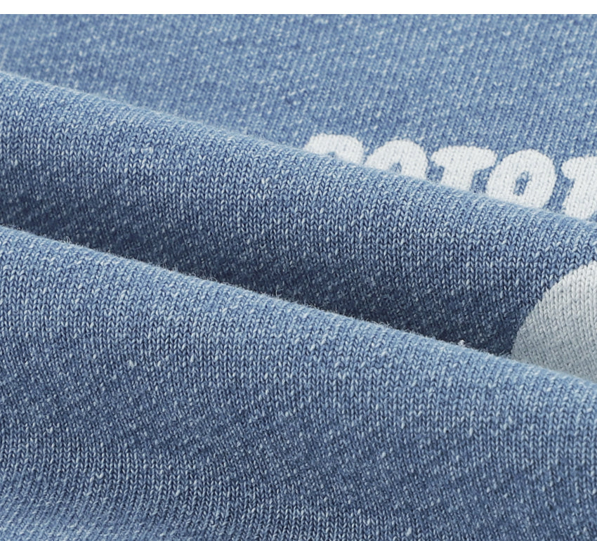 Jersey Denim All-Over Jogger Pants