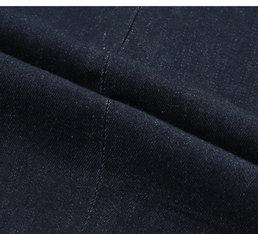 Denim Pocket Overall Dress