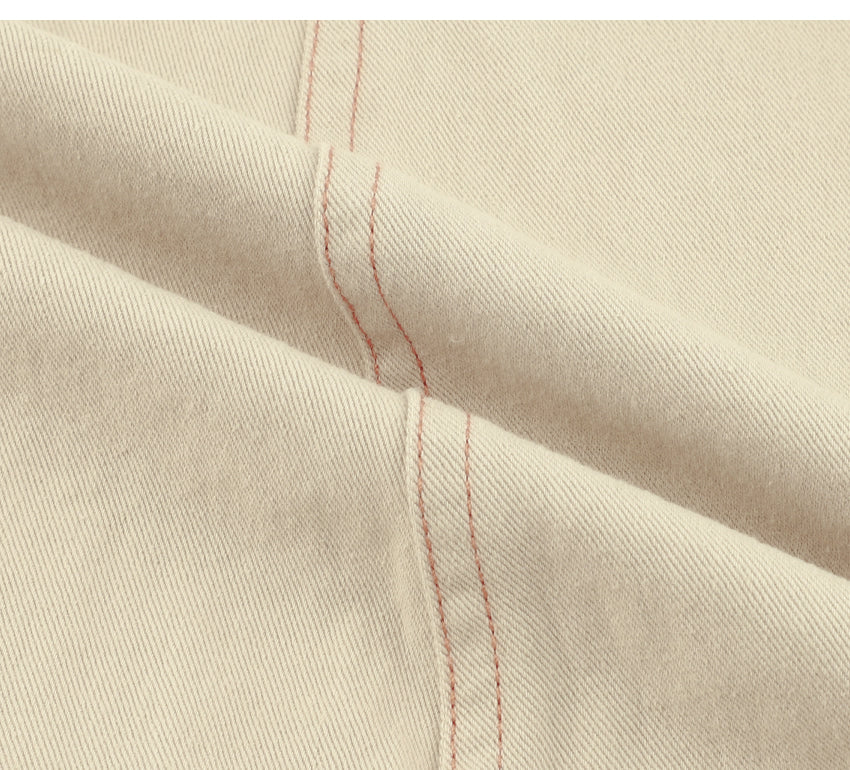 Woven Balloon Point Overalls