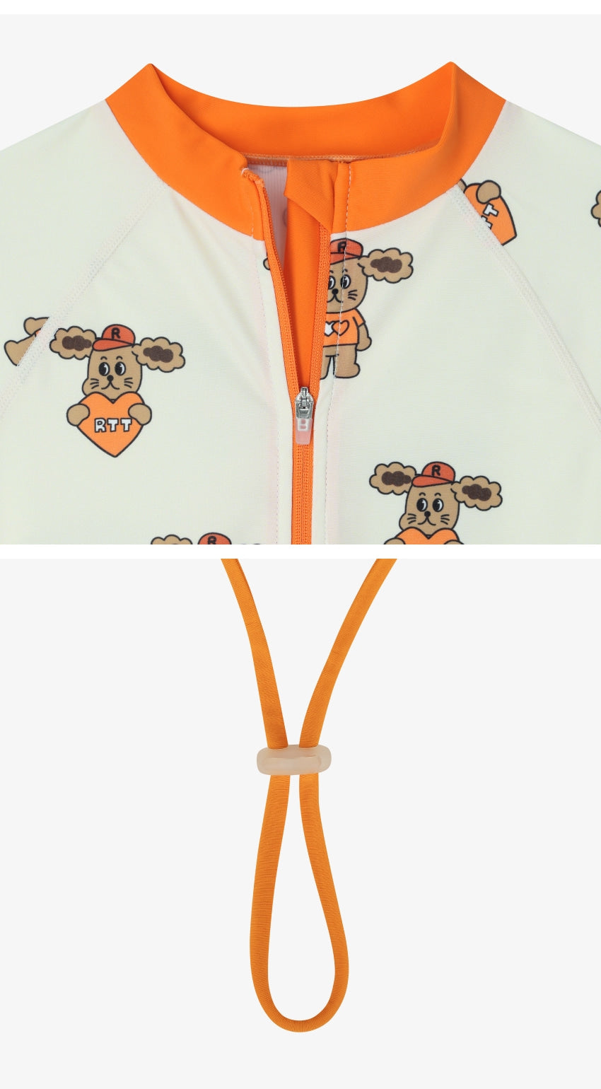 [26S] All-Over Rashguard Hat Set