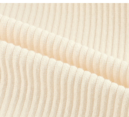 Rib Solid Cardigan