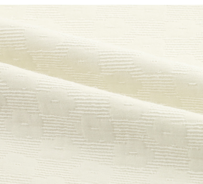 Woven Jacquard 3/4 Pants