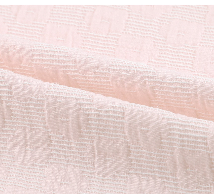 Woven Jacquard 3/4 Pants