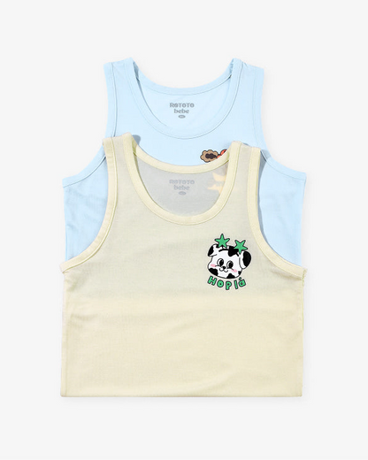 [26S] Boys Modal Sleeveless Set