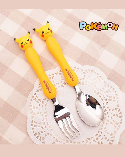 POKEMON Pikachu Spoon/Fork Set