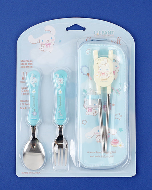 Cinnamoroll Spoon/Fork/Chopsticks/Case Set