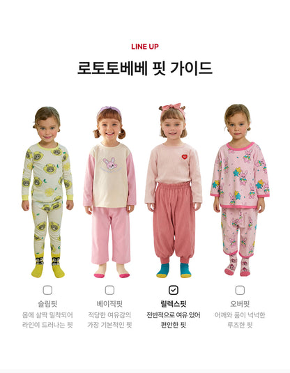 Mini French Terry All-Over Flower Set