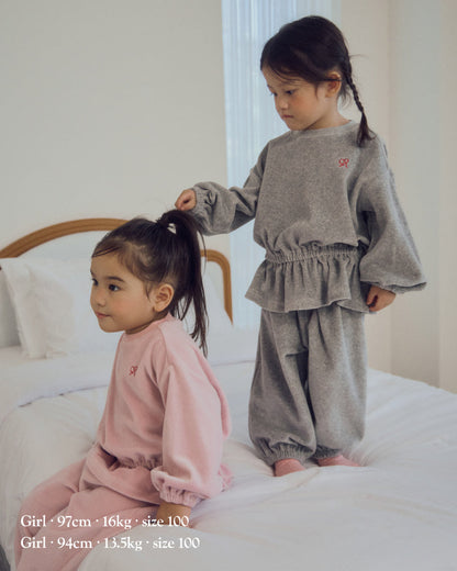 [26W] Atelier Velour Ruffle Set