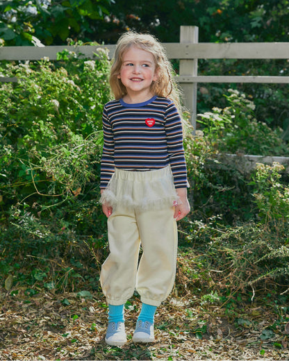 Stretch Rib Stripe T-Shirt