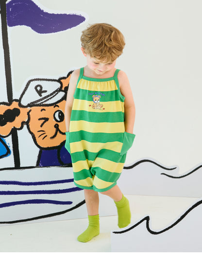 [26S] Stripe Jumpsuit