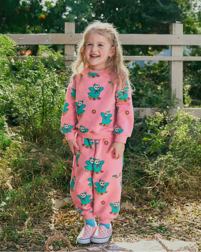 Mini French Terry All-Over Set