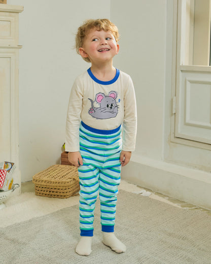 Enzyme Stripe Point Loungewear