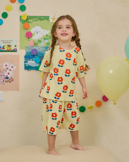 [26S] Crinkle All-Over Loungewear