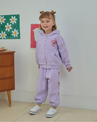 French Terry Point Hoodie Set