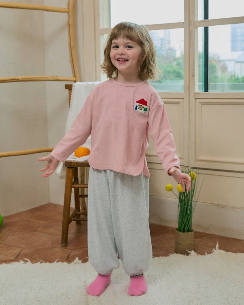 Ribbed Color Block Loungewear