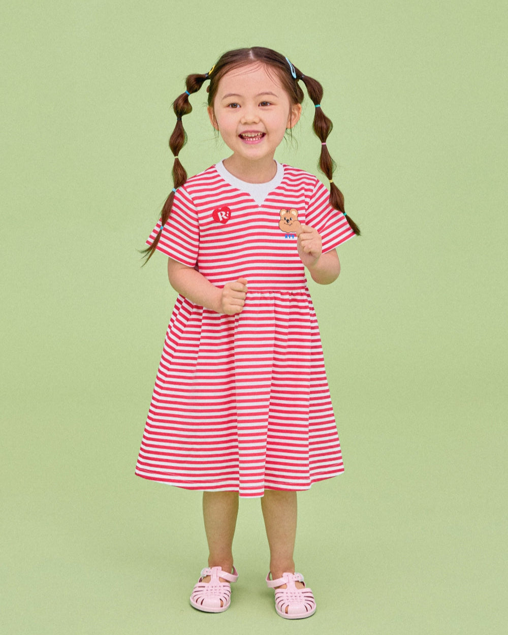 Tropical Stripe Dress