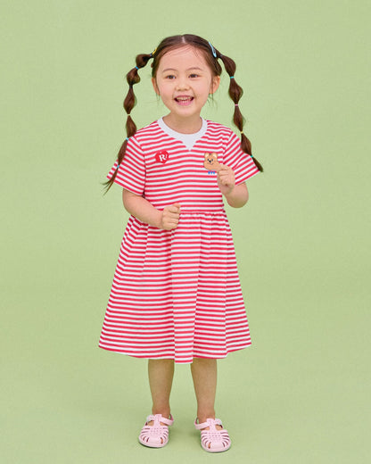 Tropical Stripe Dress