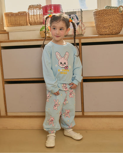 Mini French Terry Shirring Point Set